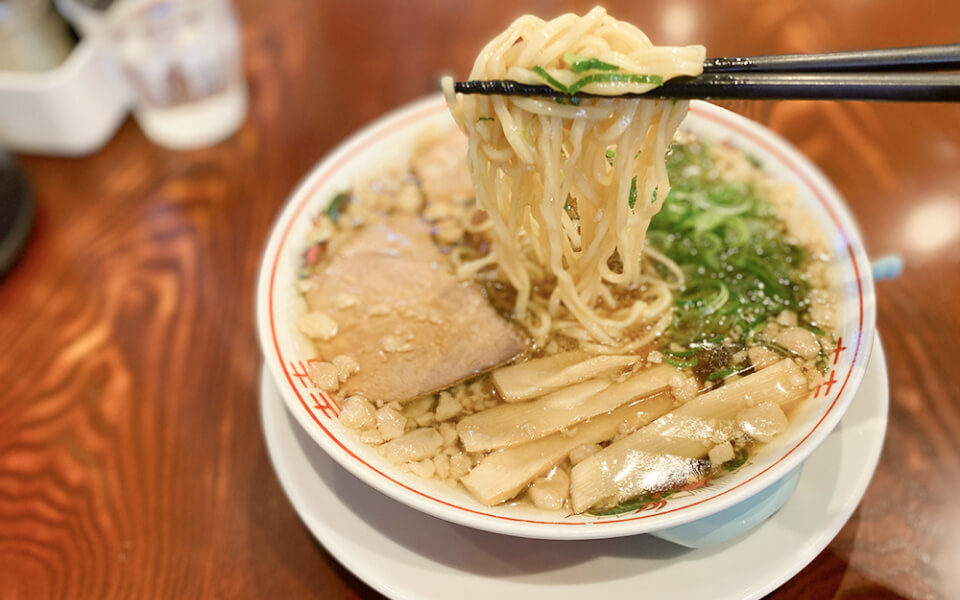 写真：尾道のラーメン